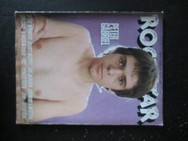 ROCKSTAR UNO 31 1983  PETER GABRIEL ELIOTT MURPHY JOE JACKSON [G205]