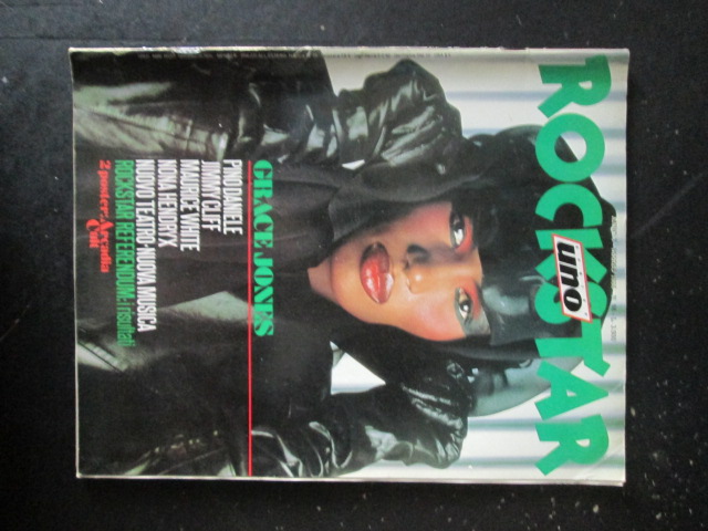 ROCKSTAR UNO 66 1986  GRACE JONES PINO DANIELE JIMMY CLIFF [G205]