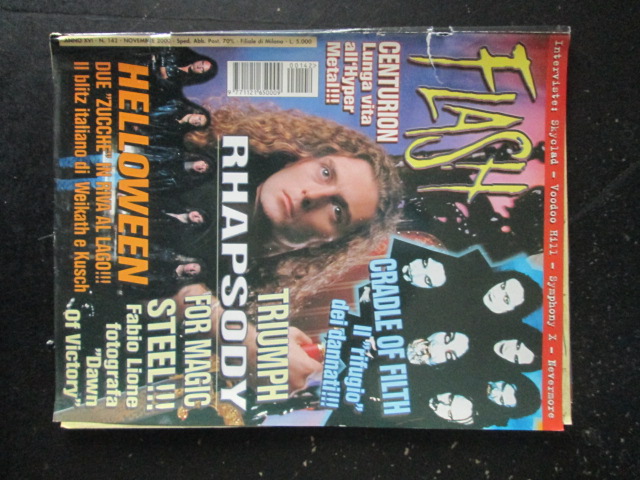 FLASH RIVISTA METAL  142 2000 CENTURION CRADLE OF FILTH [G206]