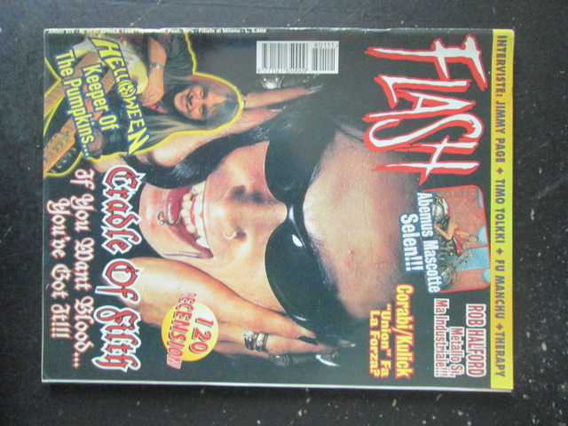 FLASH RIVISTA METAL  111 1998 CRADLE OF FILTH ROB HALFORD SELEN [G206]