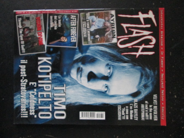 FLASH RIVISTA METAL  182 2004 TIMO KOTIPELTO AYREON [G206]