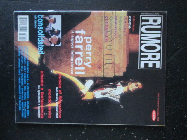 RUMORE 9 1992 PERRY FARRELL NINE INCH NAILS ALICE DONUT [G206]