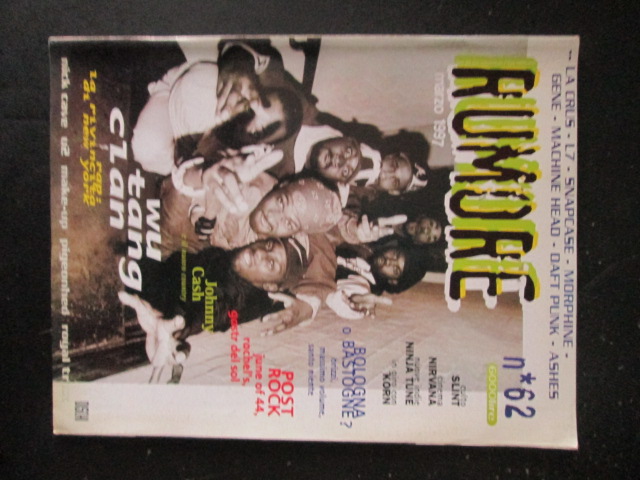 RUMORE 62 1997 SLINT NIRVANA JOHNNY CASH U2 [G206]