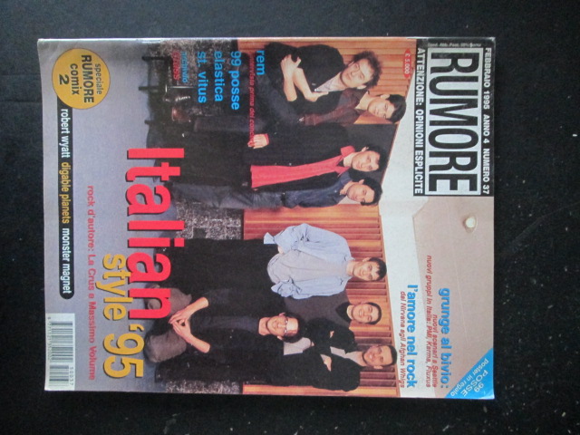 RUMORE 37 1995 REM 99 POSSE NIRVANA ROBERT WYATT [G206]
