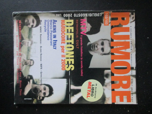 RUMORE 102 - 103 2000 DEFTONES MARCO PASSARANI QUEENS OF THE STONE AGE [G206]