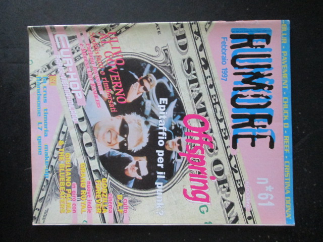 RUMORE 61 1997 JOVANOTTI MODENA CITY RAMBLERS [G206]