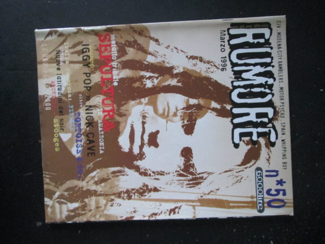 RUMORE 50 1996 IGGY POP NICK CAVE [G206]
