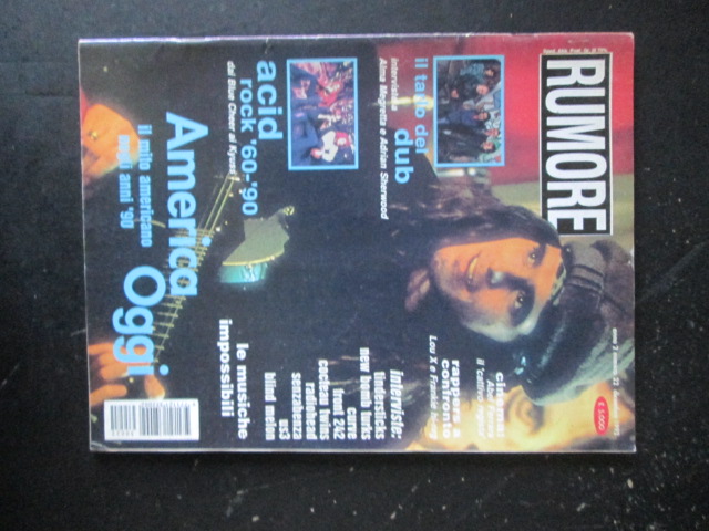 RUMORE 22 1993 ABEL FERRARA LOU X ACID ROCK '60 - '90 [G206]