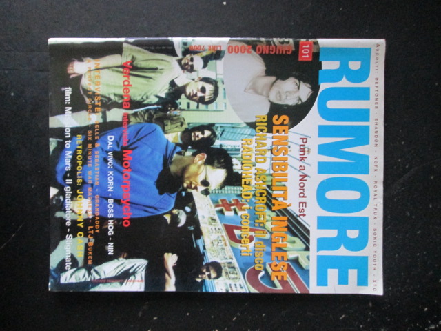 RUMORE 101 2000 RICHARD ASHCROFT KORN BOSS HOG JOHNNY CASH [G206]