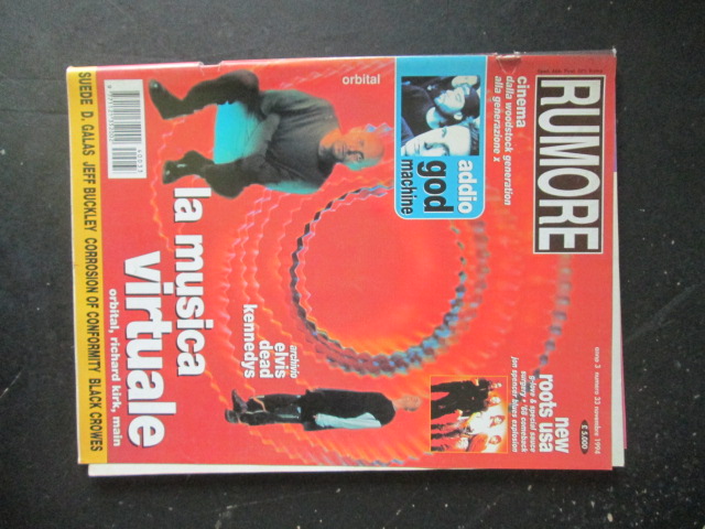 RUMORE 33 1994 ELVIS DEAD KENNEDYS JEFF BUCKLEY [G206]