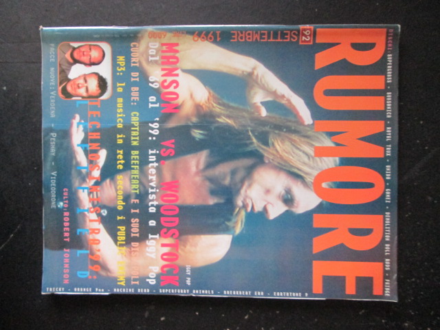 RUMORE 92 1999 CAPTAIN BEEFHEART ROBERT JOHNSON [G206]