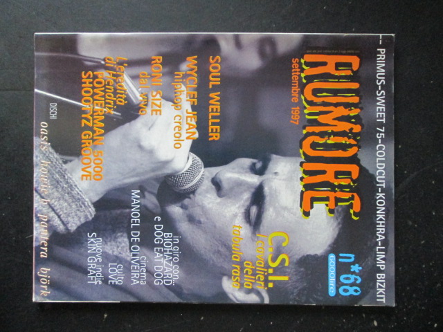RUMORE 68 1997 SOUL WELLER WYCLEF JEAN RONI SIZE [G206]