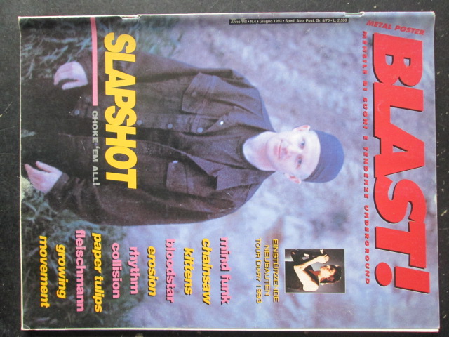 BLAST ! 4 1993 SLAPSHOT MIND FUNK BLOODSTAR PAPERTULIPS [G207]