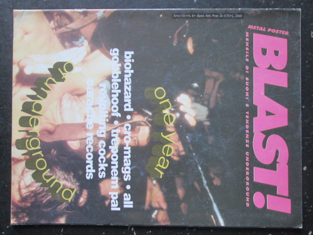 BLAST ! 9 1993 BIOHAZARD CRO - MAGS [G207]