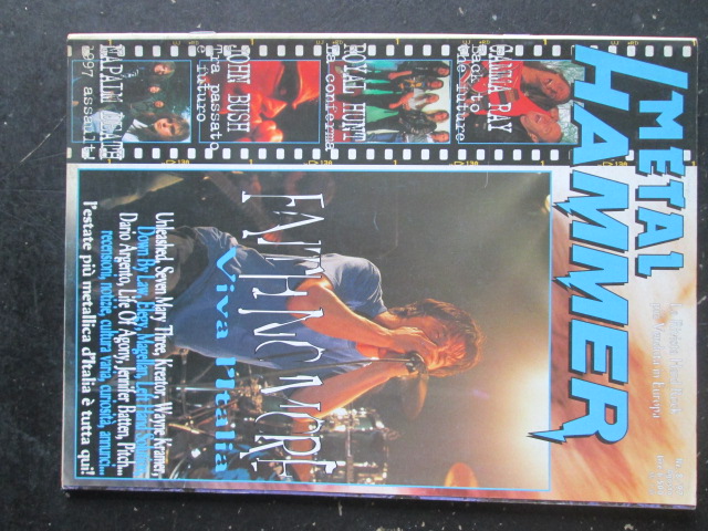 METAL HAMMER 8 1997 GAMMA RAY ROYAL HUNT FAITH NO MORE [G207]