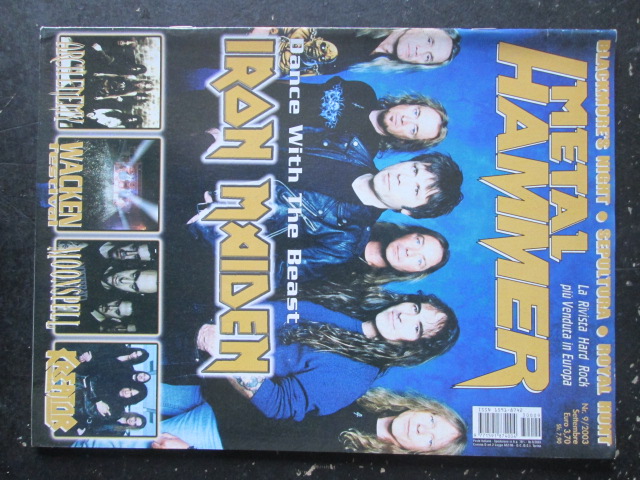METAL HAMMER 9 2003 IRON MAIDEN ARCH ENEMY MOONSPELL KREATOR [G207]