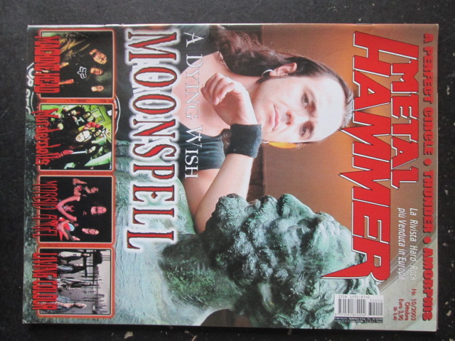 METAL HAMMER 10 2003 MOONSPELL MACHINE HEAD MURDERDOLLS BORBID ANGEL [G207]