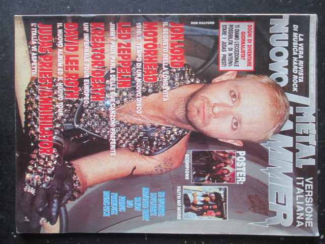 METAL HAMMER 2 1991 JON LORD LED ZEPPELIN DAVID LEE ROTH [G207]