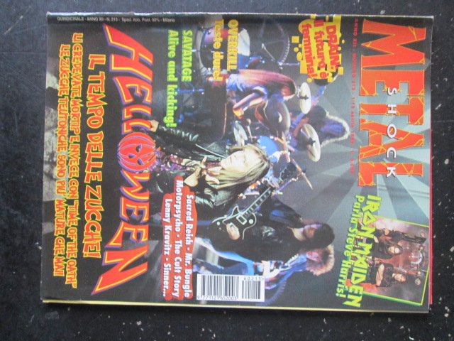METAL SHOCK 213 1996 IRON MAIDEN SACRED REICH LENNY KRAVITZ [G207]