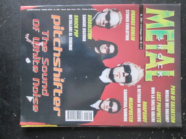 METAL SHOCK 358 2002 ORANGE GOBLIN DIABOLICUM + POSTER CADAVERIA DOMINE [G207]
