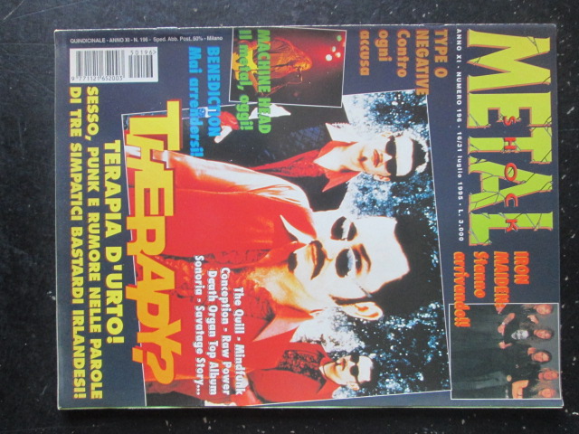 METAL SHOCK 196 1995 MACHINE HEAD THE QUILL MINDFUNK THERAPY [G207]