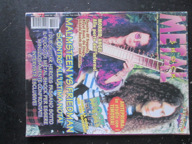 METAL SHOCK 231 1997 MORBID ANGEL MALMSTEEN FRIEDMAN [G207]