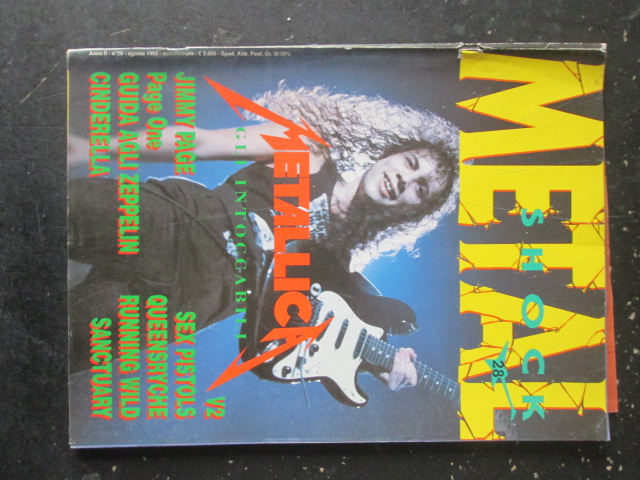 METAL SHOCK 28 1998 METALLICA JIMMY PAGE LED ZEPPELIN SEX PISTOLS [G207]