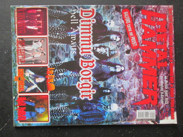 METAL HAMMER 8 2003 POSTER BRAINSTORM & JANE'S ADDICTION - DIMMU BORGIR [G208]