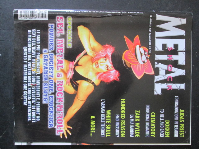 METAL SHOCK 411-412 2004 JUDAS PRIEST DOKKEN ZAKK WYLDE [G208]