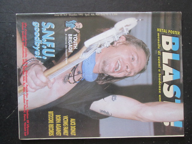 BLAST! 9 1992 ALICE DONUT S.N.F.U. BORN AGAINST [G208]