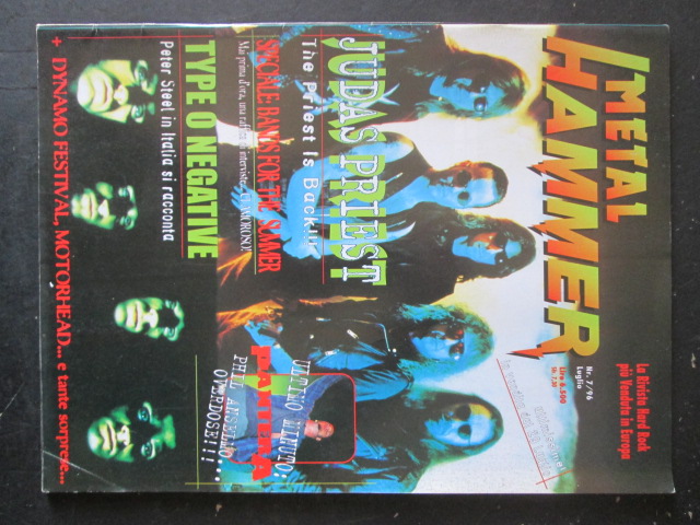 METAL HAMMER 7 1996 JUDAS PRIEST PANTERA + POSTER SEPULTURA [G208]