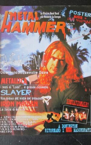 METAL HAMMER 8 1996 METALLICA SLAYER IRON MAIDEN [G208]