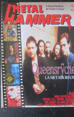 METAL HAMMER 4 1997 MAX CAVALERA + POSTER ANGRA QUEENSRYCHE [G208]