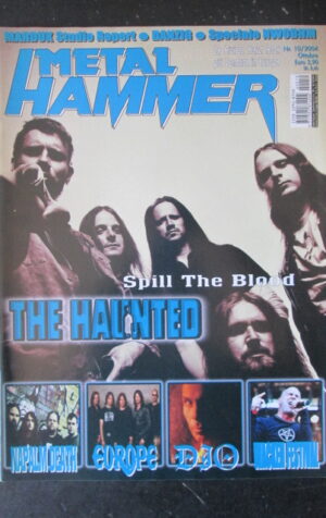 METAL HAMMER 10 2004 NAPALM DEATH EUROPE THE HAUNTED [G208]