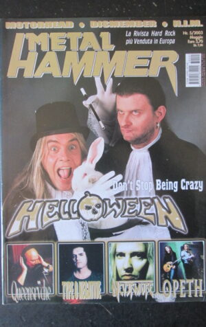 METAL HAMMER 5 2003 NEVER MORE OPETH QUEENSRYCHE HELLOWEEN [G208]