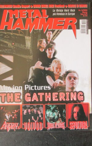 METAL HAMMER 3 2003 SEPULTURA ANTHRAX THE GATHERING [G208]