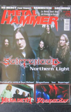 METAL HAMMER 5 2002 MEGADEATH RHAPSODY RAMMSTEIN [G208]