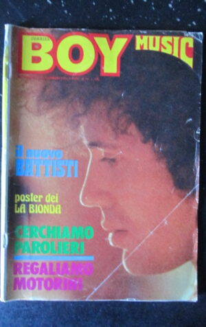 BOY MUSIC 10 1980 LUCIO BATTISTI GUCCINI NOMADI BRUNO GIACOMELLI [G389]