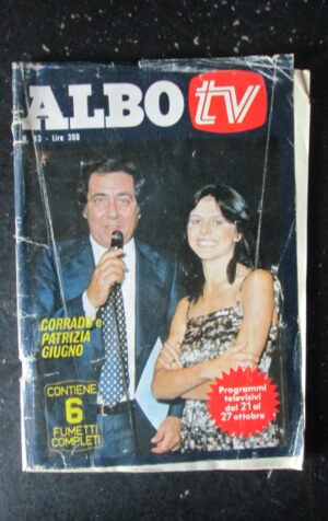 ALBO TV 43 1977 EDWIGE FENECH FRANCO DE PICCOLI PATRIZIA GIUGNO [G389]