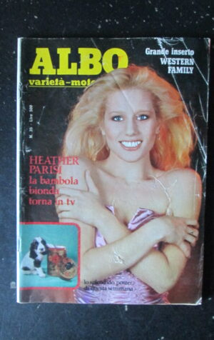 ALBO VARIETA MOTORI 35 1980 HEATHER PARISI ALAIN DELON MIREILLE DARC [G389]