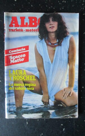ALBO VARIETA MOTORI 41 1980 LAURA TROSCHEL LARRY HOLMES RAFFAELLA CARRA [G389]