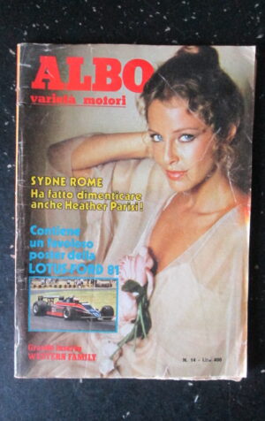 ALBO VARIETA MOTORI 14 1980 SYDNE ROME GILLES VILLENEUVE [G389]
