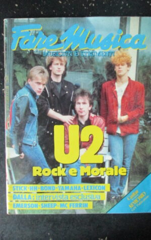 FARE MUSICA 47 1985 U2 EDOARDO BENNATO FABIO CONCATO LUCIO DALLA [G389]
