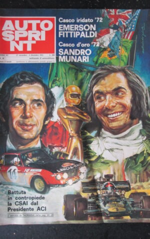 AUTOSPRINT 48 1972 ACHILLE VARSI JEAN LUC THERIER [G586B]