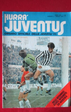 HURRA JUVENTUS 3 1979 FOTO POSTER CLAUDIO GENTILE [GS50]