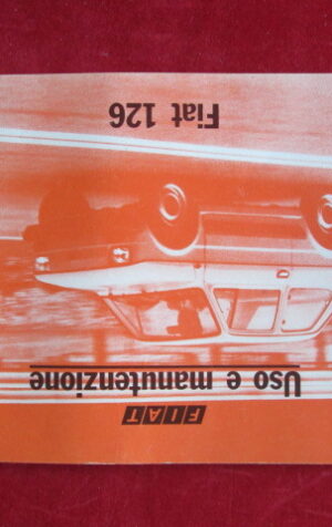 FIAT LIBRETTO USO E MANUTENZIONE FIAT 126 [P61]