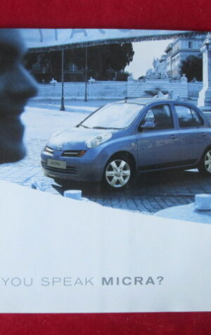 CATALOGO NUOVA NISSAN MICRA 2003 [P61]