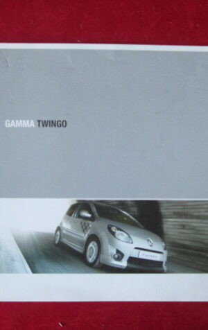DEPLIANT GAMMA TWINGO RENAULT 2009 [P62]