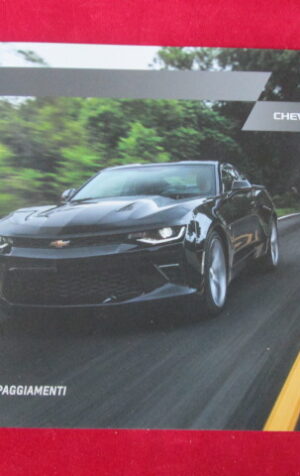 CATALOGO CHEVROLET CAMARO PREZZI E EQUIPAGGIAMENTI [P62]