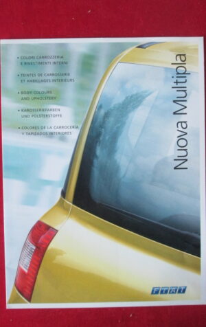 CATALOFO NUOVA FIAT MULTIPLA COLORI 2004 [P62]